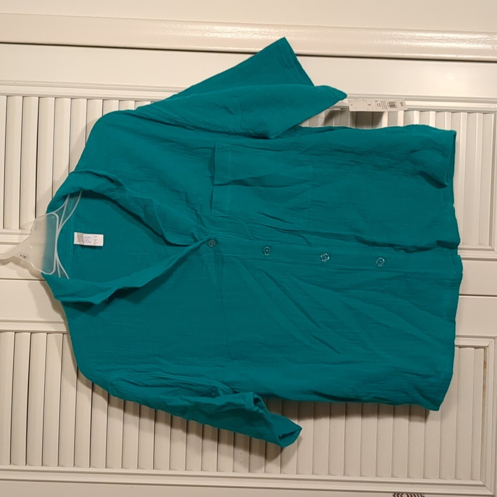 Women's Top XS, Color Jade
